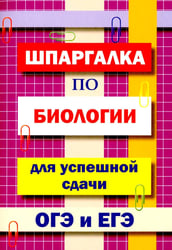 Шпаргалка по биологии для успешной сдачи ОГЭ и ЕГЭ