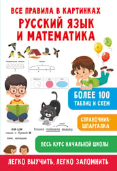 Все правила в картинках. Русский язык и математика