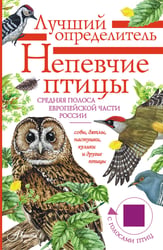 Непевчие птицы. Средняя полоса европейской части России. Определитель с голосами птиц