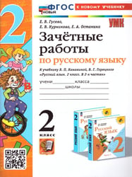 УМКн. ЗАЧЕТНЫЕ РАБОТЫ. РУССКИЙ ЯЗЫК. 2 КЛАСС. КАНАКИНА, ГОРЕЦКИЙ. ФГОС НОВЫЙ к новому учебнику