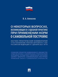 Научно-практический комментарий к постановлению Пленума Верховного Суда Российской Федерации «О некоторых вопросах, возникающих в судебной практике пр