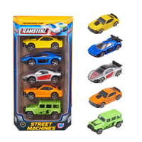 TEAMSTERZ Набор металлических машинок, 5 шт, 7,5cm