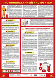 Противопожарный инструктаж. Наглядно-оформительский плакат. А2.-М.:Проспект,2025.