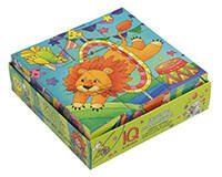 Умные кубики в поддончике. 9 штук. Цирк (new)