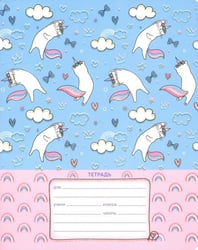 Тетрадь 12 листов, линия "Cute note" (Т5ск12_бл 8662)