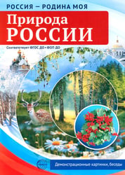 Природа России. 10 демонстрационных картинок А4 с беседами