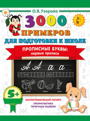 Прописные буквы: первые прописи