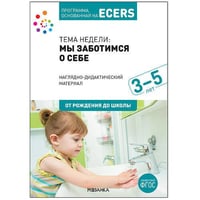 Программа, основанная на ECERS. Тема «Мы заботимся о себе». Наглядно-дидактический материал