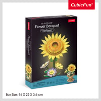 CUBICFUN 3D пазл «Букет цветов – подсолнух»