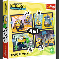 TREFL MINIONS Комплект пазлов 4в1 Миньоны
