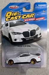 MSZ металлическая модель BMW 3.0 CSL, масштаб 1:64