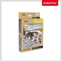 CUBICFUN NATIONAL GEOGRAPHIC 3D пазл «Серый волк»