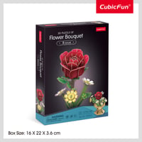 CUBICFUN 3D пазл «Букет цветов – роза»