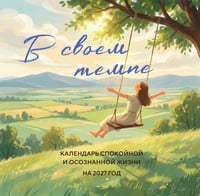 В своем темпе. Календарь спокойной и осознанной жизни на 2027 год (300х300 мм)