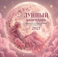 Лунный календарь на 2027 год. Календарь настенный на 2027 год (300х300)