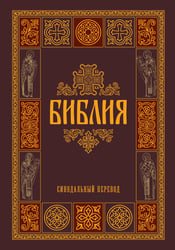 Библия. Гриф РПЦ. Синодальный перевод. Библейские карты