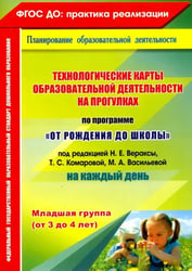 Технологические карты образовательной деятельности на прогулках. Младшая группа. ФГОС ДО