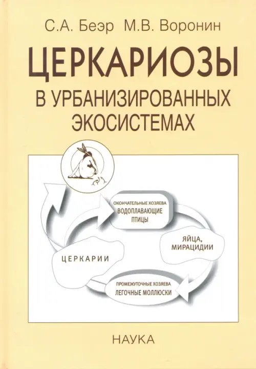 Обложка книги «Церкариозы в урбанизированных экососитемах» — Беэр С. А., Воронин Михаил Владимирович, ISBN 5020356549