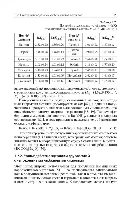 Дополнительное изображение книги «Мономерные и полимерные карбоксилаты металлов»