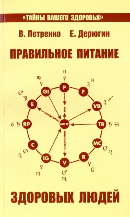 Обложка книги «Правильное питание здоровых людей» — Петренко Валентина Васильевна, Дерюгин Евгений Евгеньевич, ISBN 9785000535868