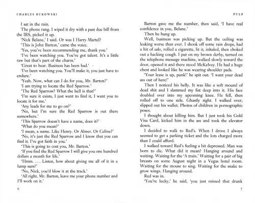Дополнительное изображение книги «Pulp: A Novel»
