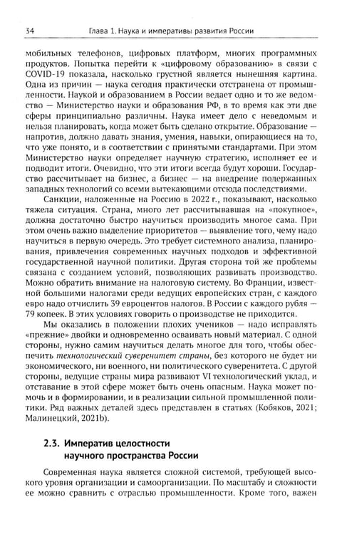 Дополнительное изображение книги «Императивы развития России, стратегические вызовы и их преодоление в контексте самоорганизации»