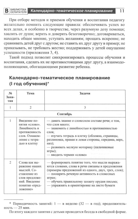 Дополнительное изображение книги «Подготовка старших дошкольников к обучению грамоте: Методическое пособие. В 2 ч. Ч.1 (первый год обучения)»