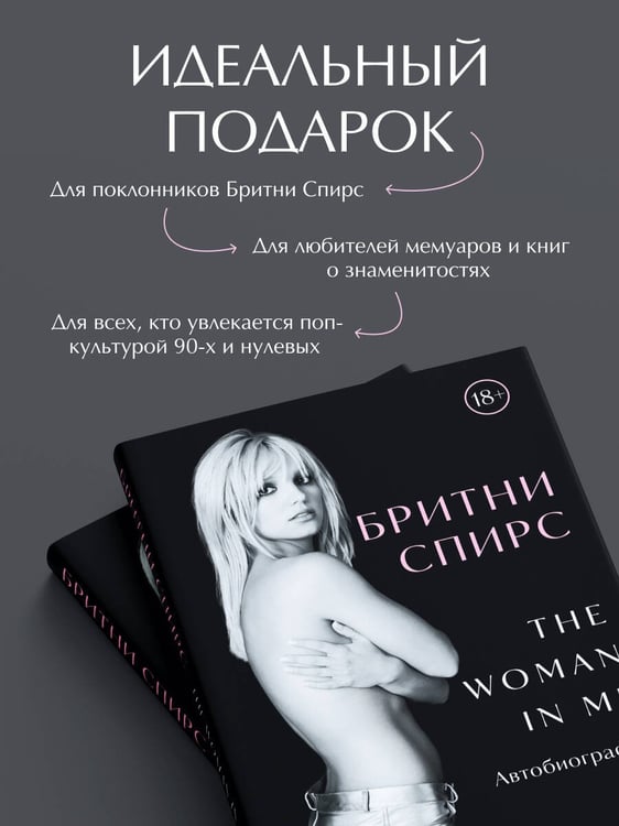 Дополнительное изображение книги «Бритни Спирс: The Woman in Me. Официальное русское издание. Подарочное оформление. Комплект: книга и стикерпак»
