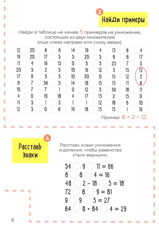 Дополнительное изображение книги «Скоросчет (умножение, деление). 8-12 лет: Учебно-практическое пособие для детей младшего школьного возраста»
