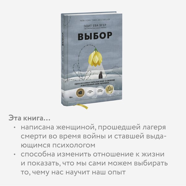Дополнительное изображение книги «Выбор. О свободе и внутренней силе человека»