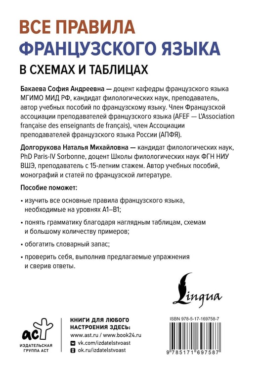 Дополнительное изображение книги «Все правила французского языка в схемах и таблицах»