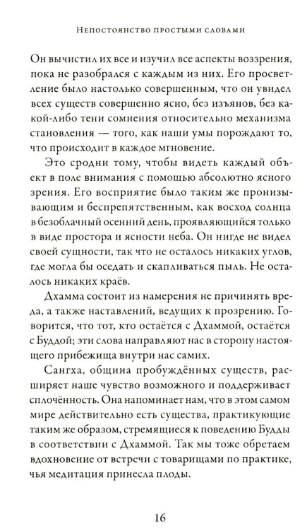 Дополнительное изображение книги «Непостоянство простыми словами. Освобождающее прозрение в природу вещей»
