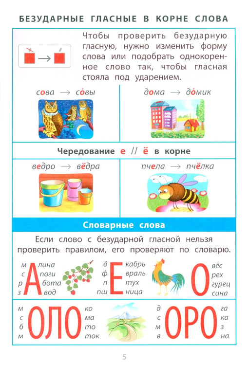 Дополнительное изображение книги «Русский язык. 1- 4 кл. Справочник в таблицах»