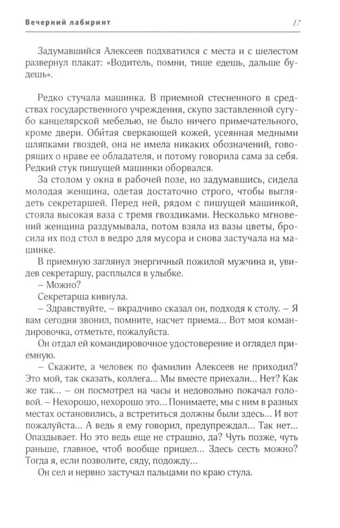 Дополнительное изображение книги «Вечерний лабиринт»