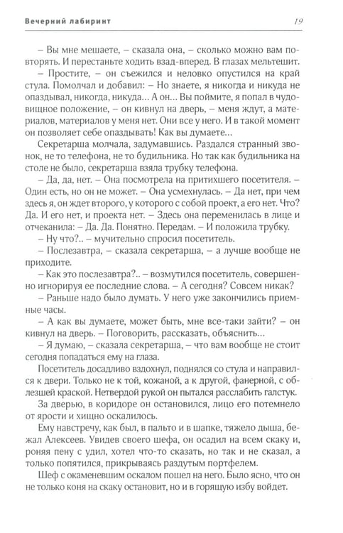 Дополнительное изображение книги «Вечерний лабиринт»
