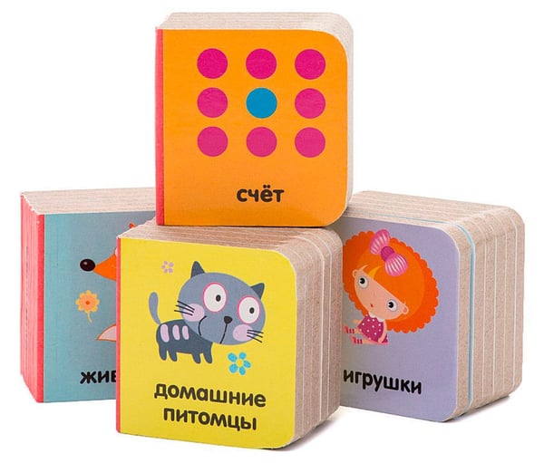 Дополнительное изображение книги «Мои первые слова. 15 книжек-кубиков. Русский язык»