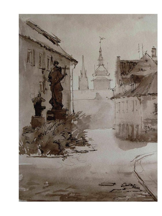 Дополнительное изображение книги «Три дня в Праге. Краткий путеводитель в рисунках»