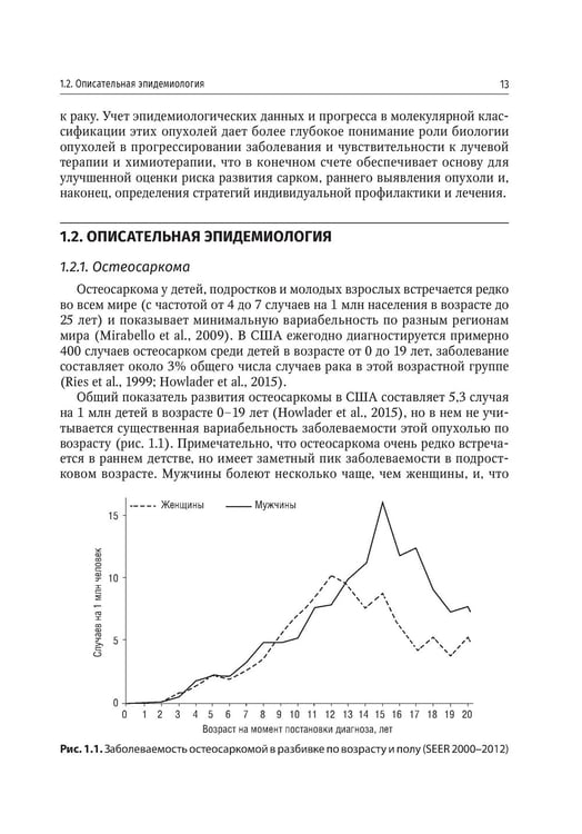 Дополнительное изображение книги «Саркомы костей и мягких тканей у детей и подростков. Руководство для врачей»