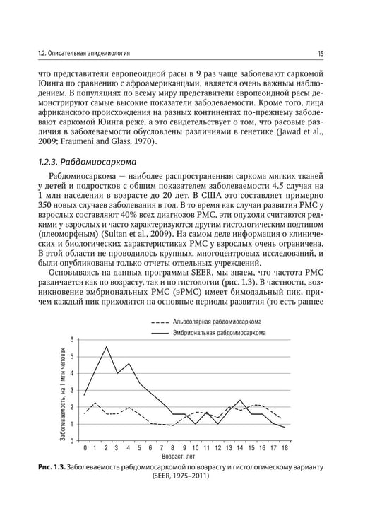 Дополнительное изображение книги «Саркомы костей и мягких тканей у детей и подростков. Руководство для врачей»