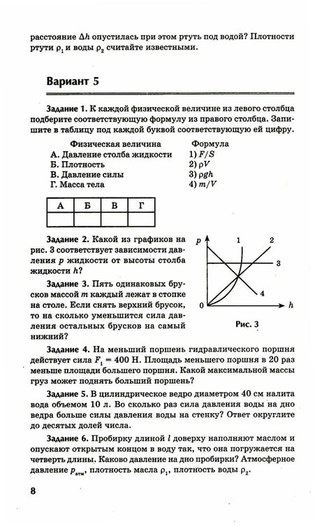 Дополнительное изображение книги «Физика: контрольные работы: гидродинамика, молекулярная физика и термодинамика: 10-11 классы»