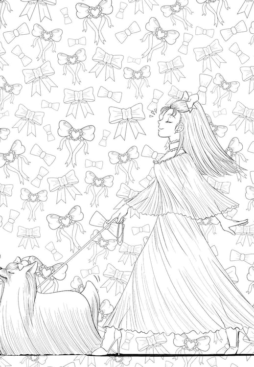 Дополнительное изображение книги «WOW MANGA. Раскраска для творчества и вдохновения»