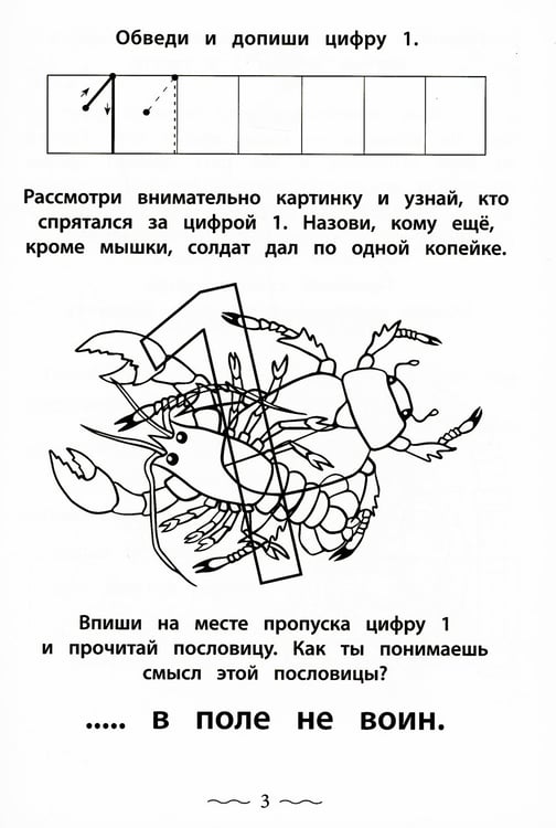 Дополнительное изображение книги «Числа и цифры от 0 до 9: пишу, считаю, раскрашиваю»