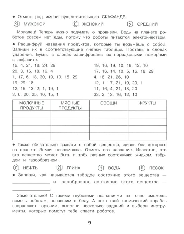 Дополнительное изображение книги «Спасение планеты роботов. Домашние задания для 3 класса»