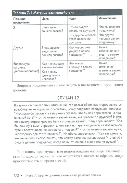 Дополнительное изображение книги «Краткосрочная терапия, ориентированная на решение. 1001 вопрос для интервьюирования»