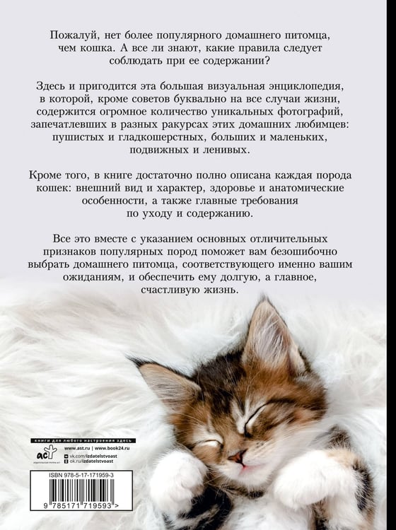 Дополнительное изображение книги «Кошки. Большая визуальная энциклопедия»
