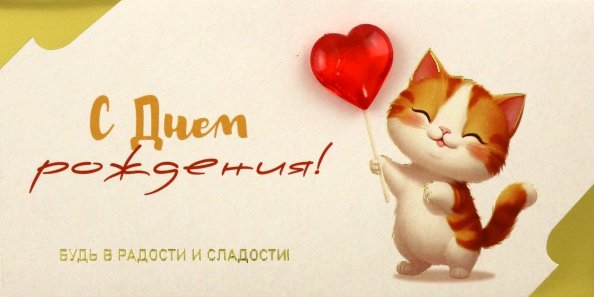 Обложка книги «Конверт для денег С Днем рождения!»