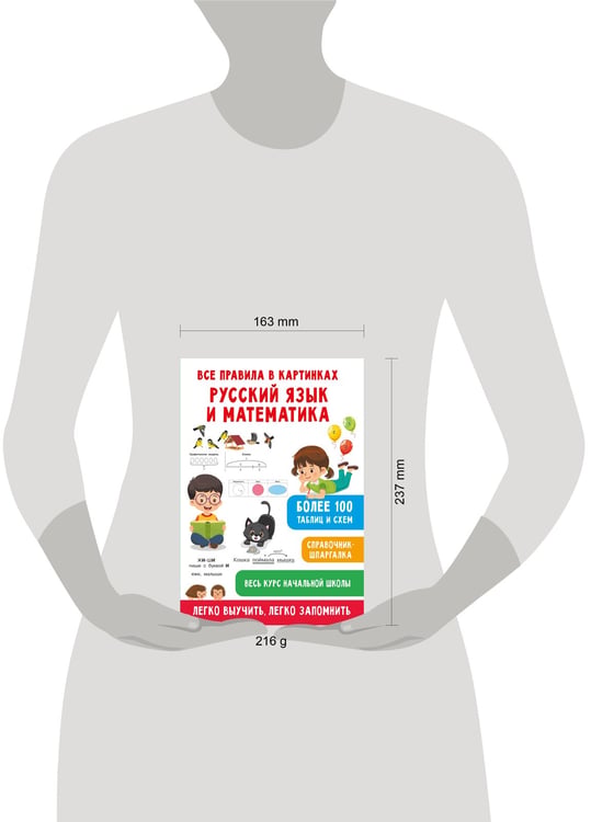 Дополнительное изображение книги «Все правила в картинках. Русский язык и математика»