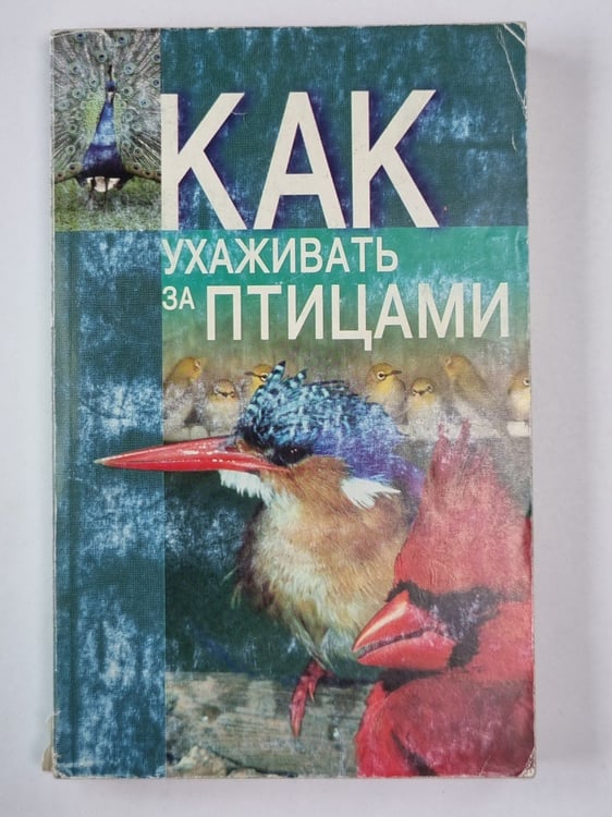 Обложка книги «Как ухаживать за птицами» — В.Т.Демянчик