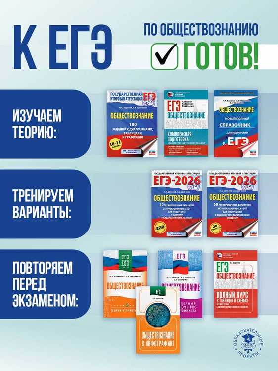 Дополнительное изображение книги «ЕГЭ. Обществознание в инфографике»