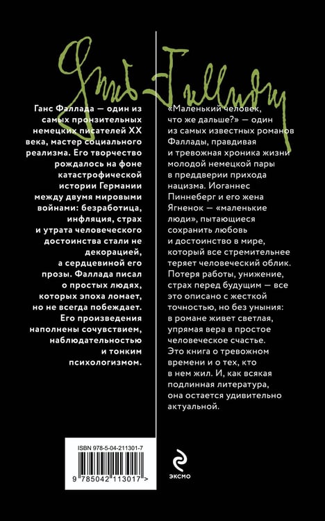 Дополнительное изображение книги «Маленький человек, что же дальше?»
